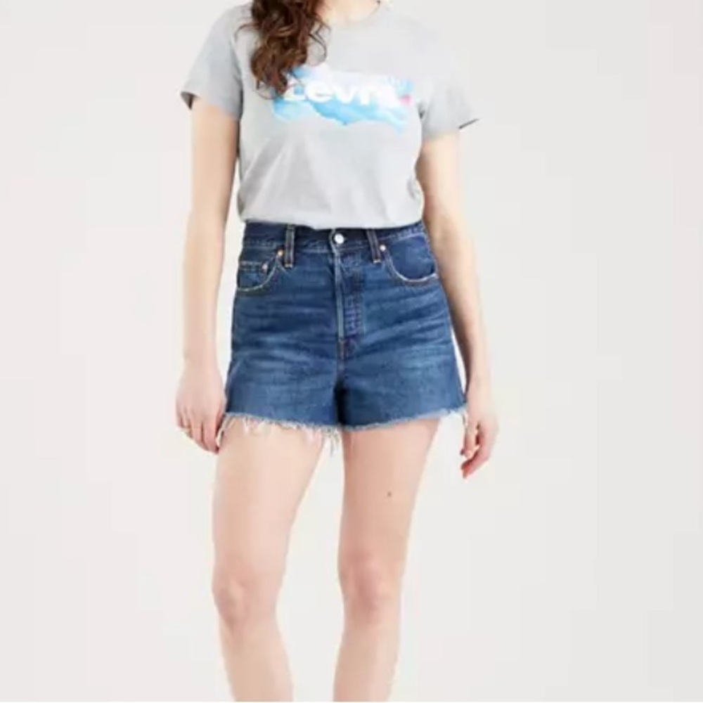 LEVI’s ribcage shorts - denim shorts
